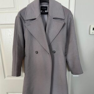 Club Monaco Soft Lavender Tie Waist Coat